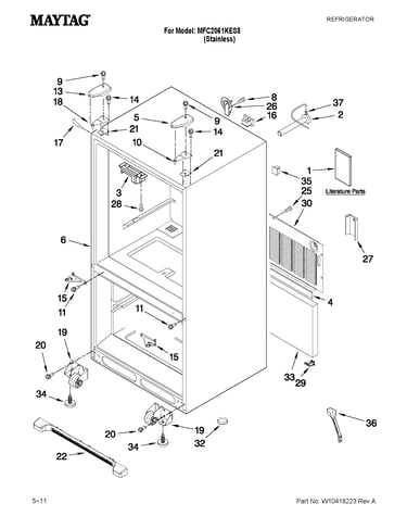Cabinet parts
