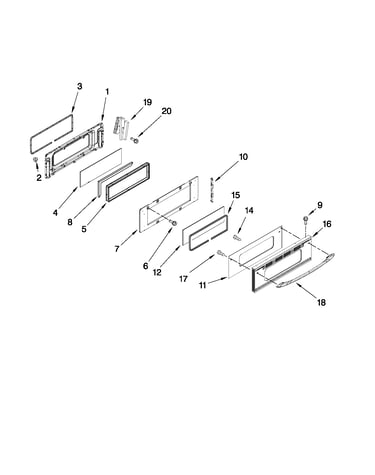 Upper door parts