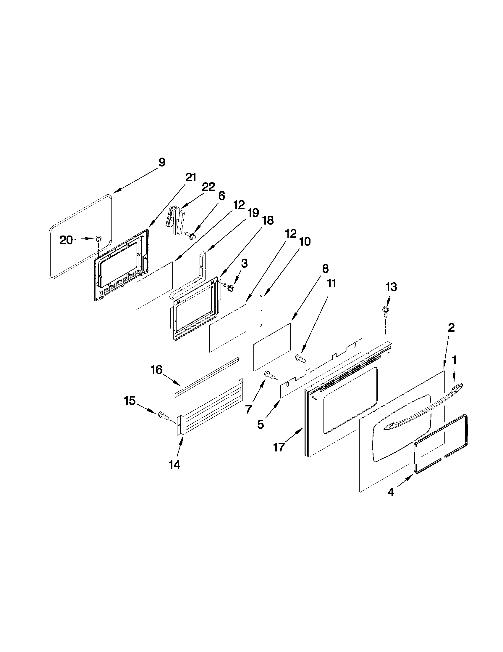 Lower door parts