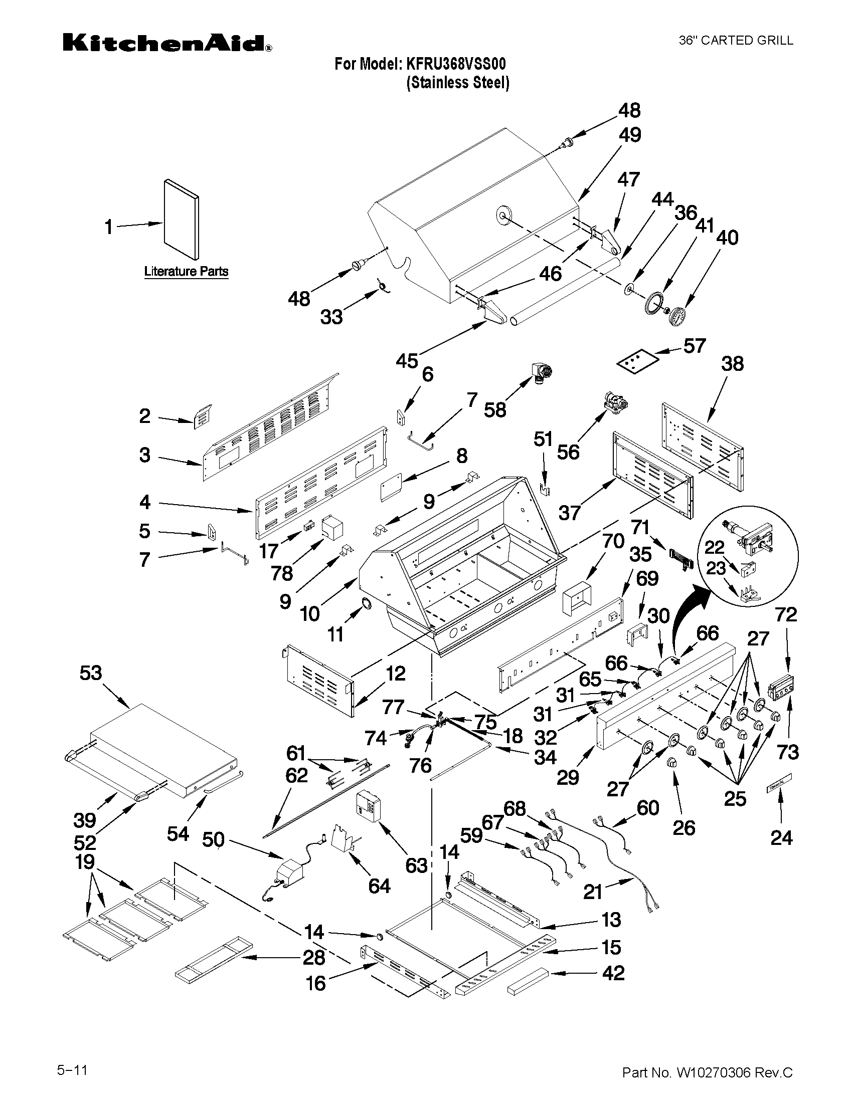Grill parts