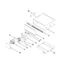 Internal warming drawer parts