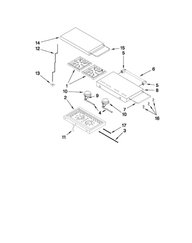 Side burner parts