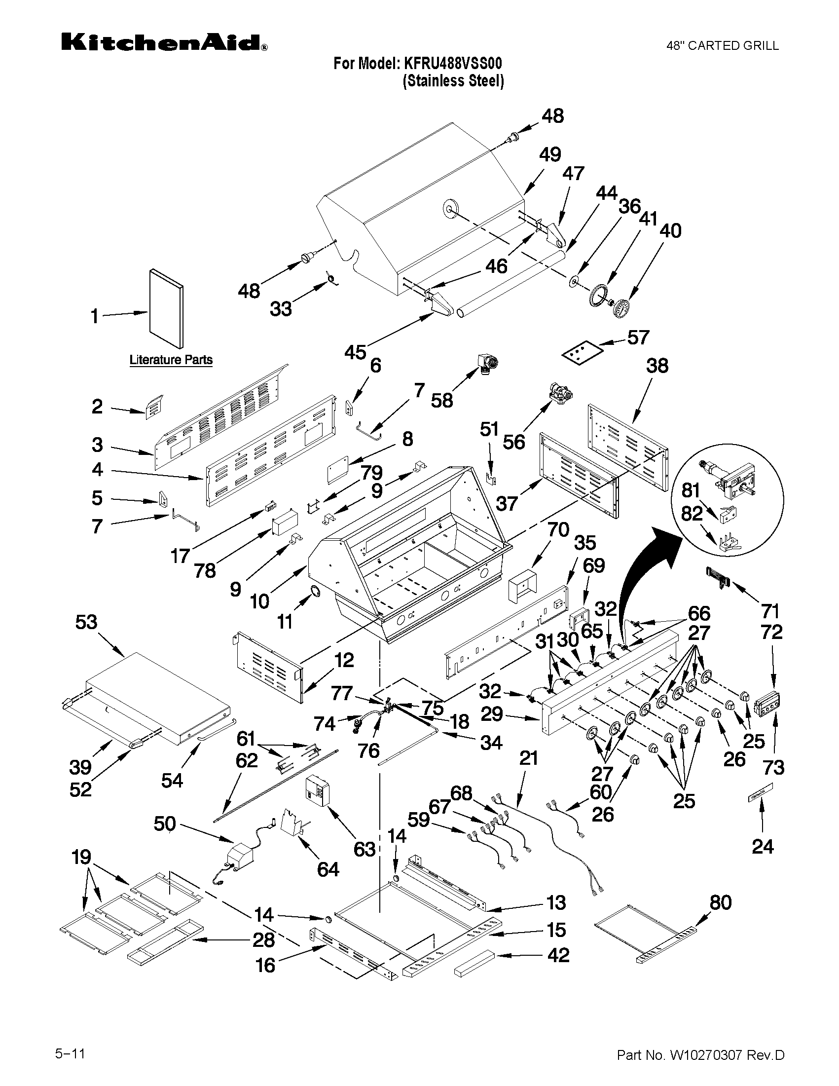 Grill parts