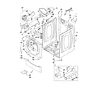 Whirlpool WGD9270XW0 cabinet parts diagram