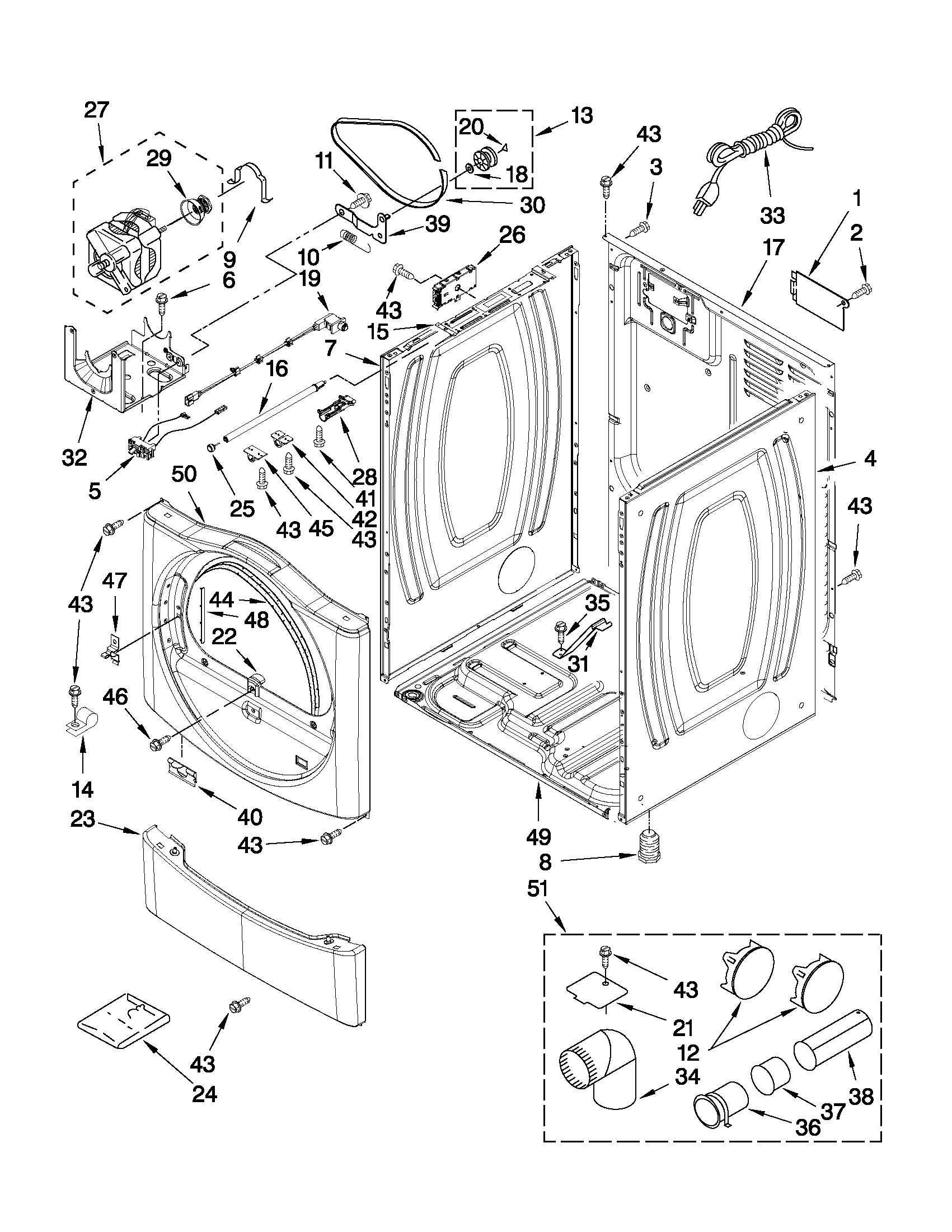 Cabinet parts