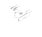 KitchenAid KUDS30FXPA2 control panel and latch parts diagram