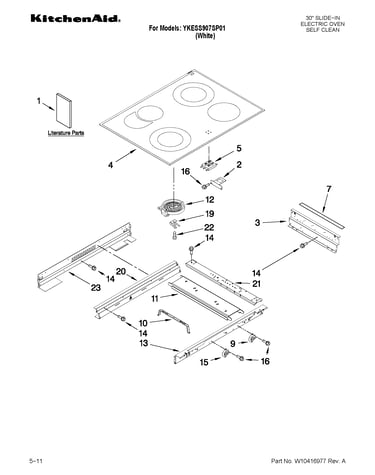 Cooktop parts