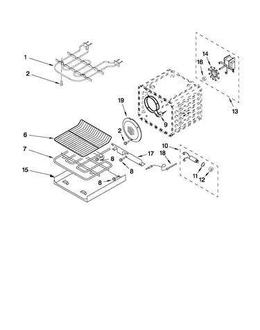 Internal oven parts