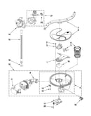 Pump, washarm and motor parts