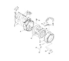 Maytag MHWE450WR02 tub and basket parts diagram
