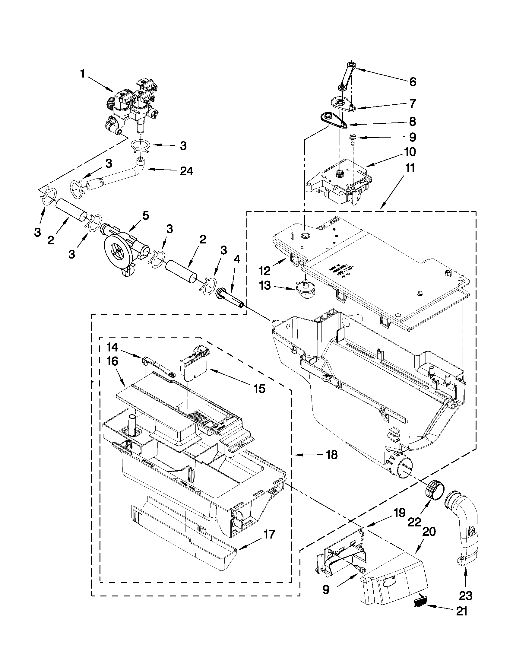 DISPENSER PARTS