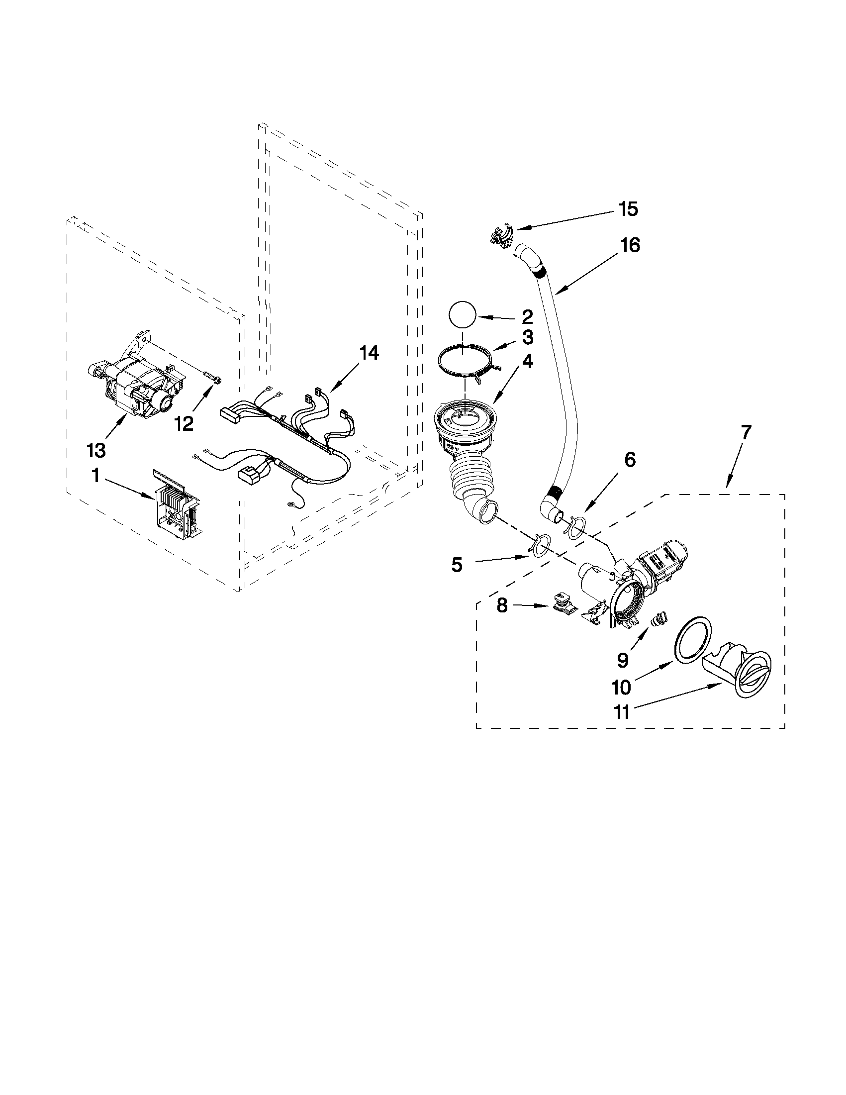 Pump and motor parts