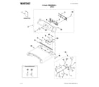 Maytag 7MMGDB850WL1 top and console parts diagram