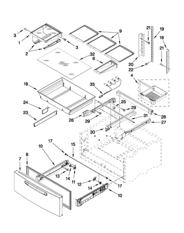 Shelf parts