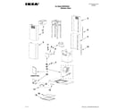 Ikea IHI8304WS0 range hood parts diagram