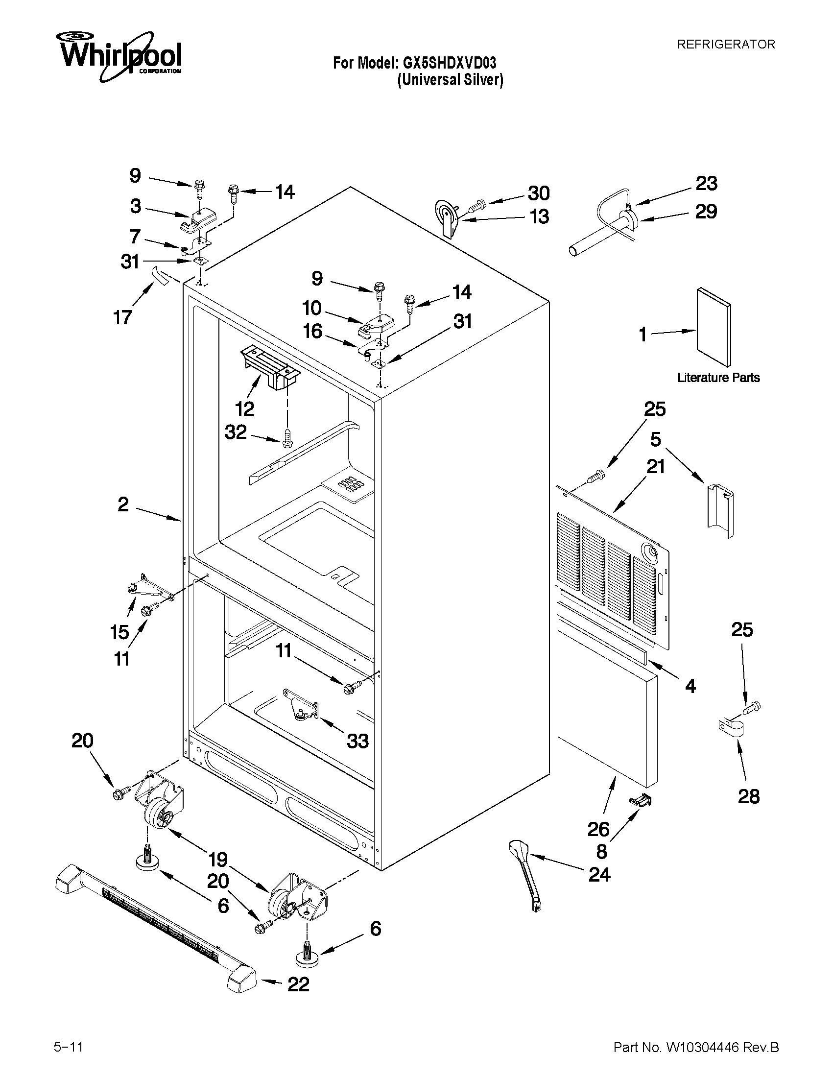 CABINET PARTS