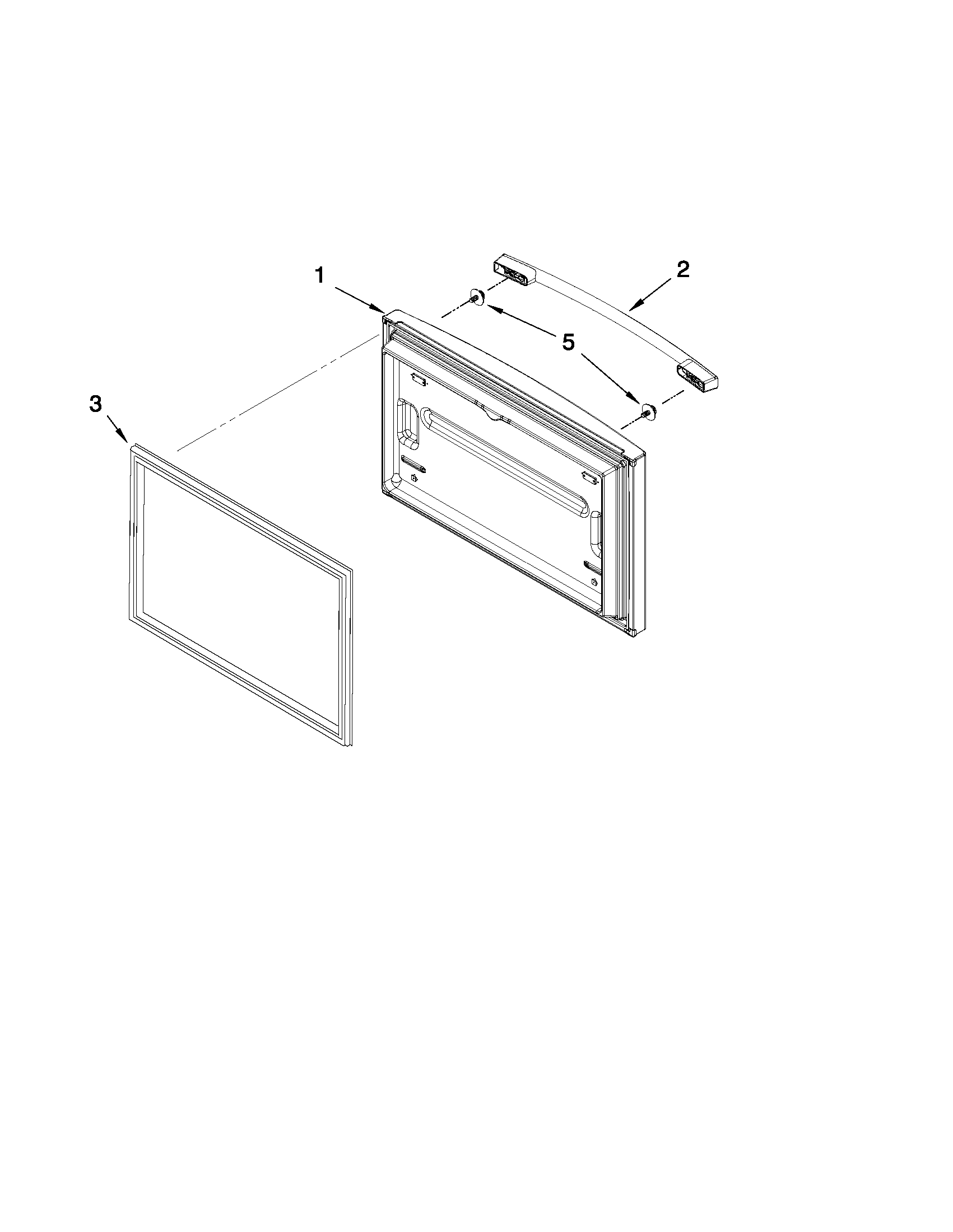 Freezer door parts