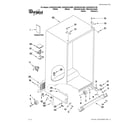 Whirlpool GSS26C5XXW00 cabinet parts diagram