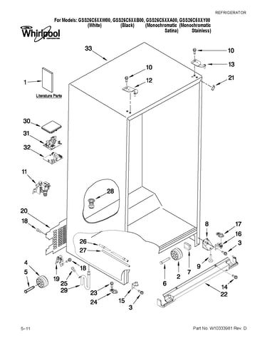 Cabinet parts