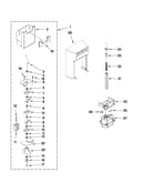 Motor and ice container parts