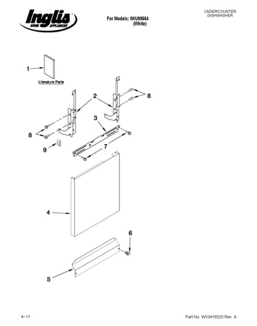 Door and panel parts