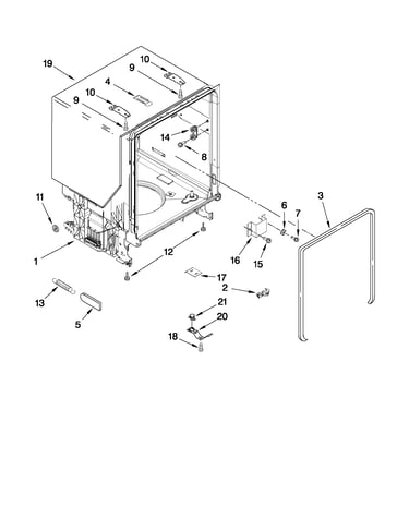 Tub and frame parts