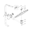 Upper wash and rinse parts
