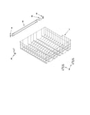 Upper rack and track parts