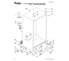 Whirlpool 6WSC21N4XY02 cabinet parts diagram
