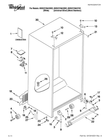Cabinet parts