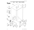 Whirlpool 6WSC20C6XY02 cabinet parts diagram