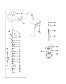 Motor and ice container parts