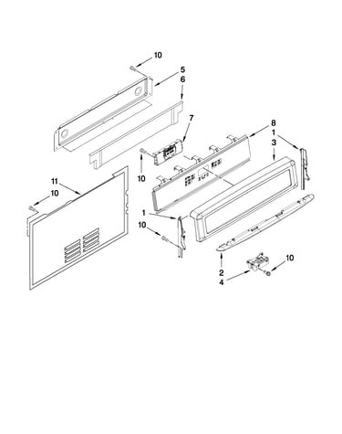 Control panel parts