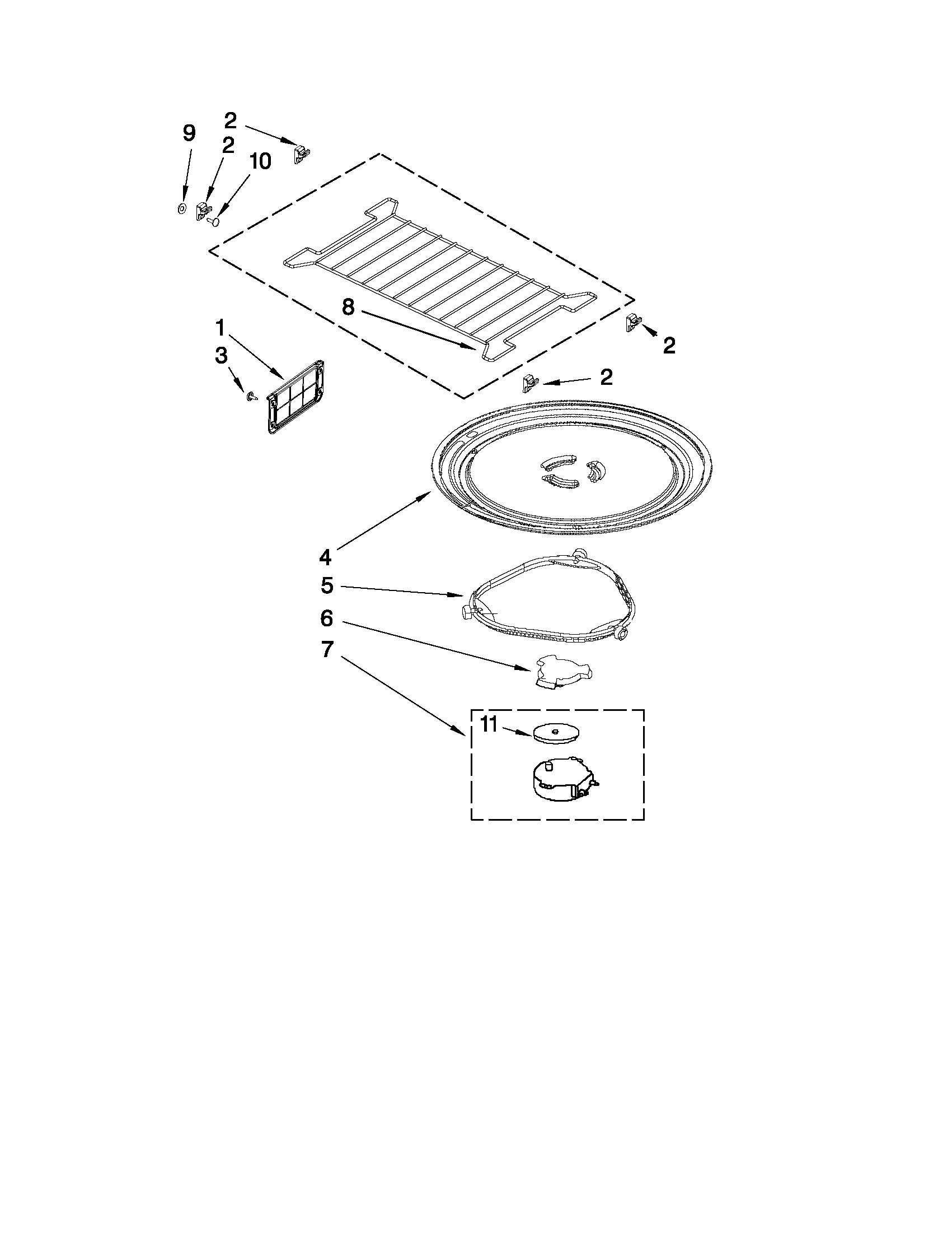 Turntable parts