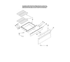 Maytag MER5752BAS17 drawer and rack parts diagram