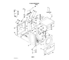 Maytag MHN30PDAGW0 top and cabinet parts diagram