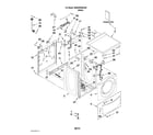 Maytag MHN30PNAGW0 top and cabinet parts diagram