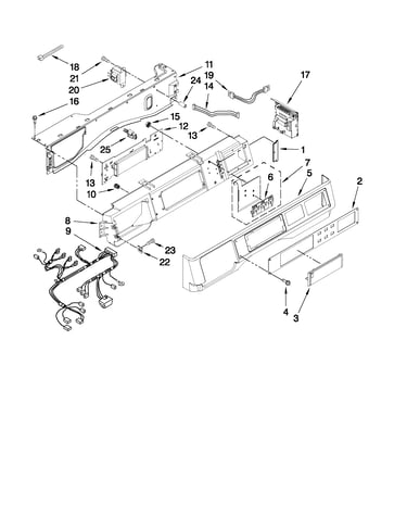 Control panel parts