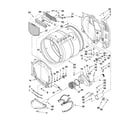 Maytag MGDE250XL1 bulkhead parts diagram