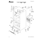 Amana AFF2534FEB5 cabinet parts diagram