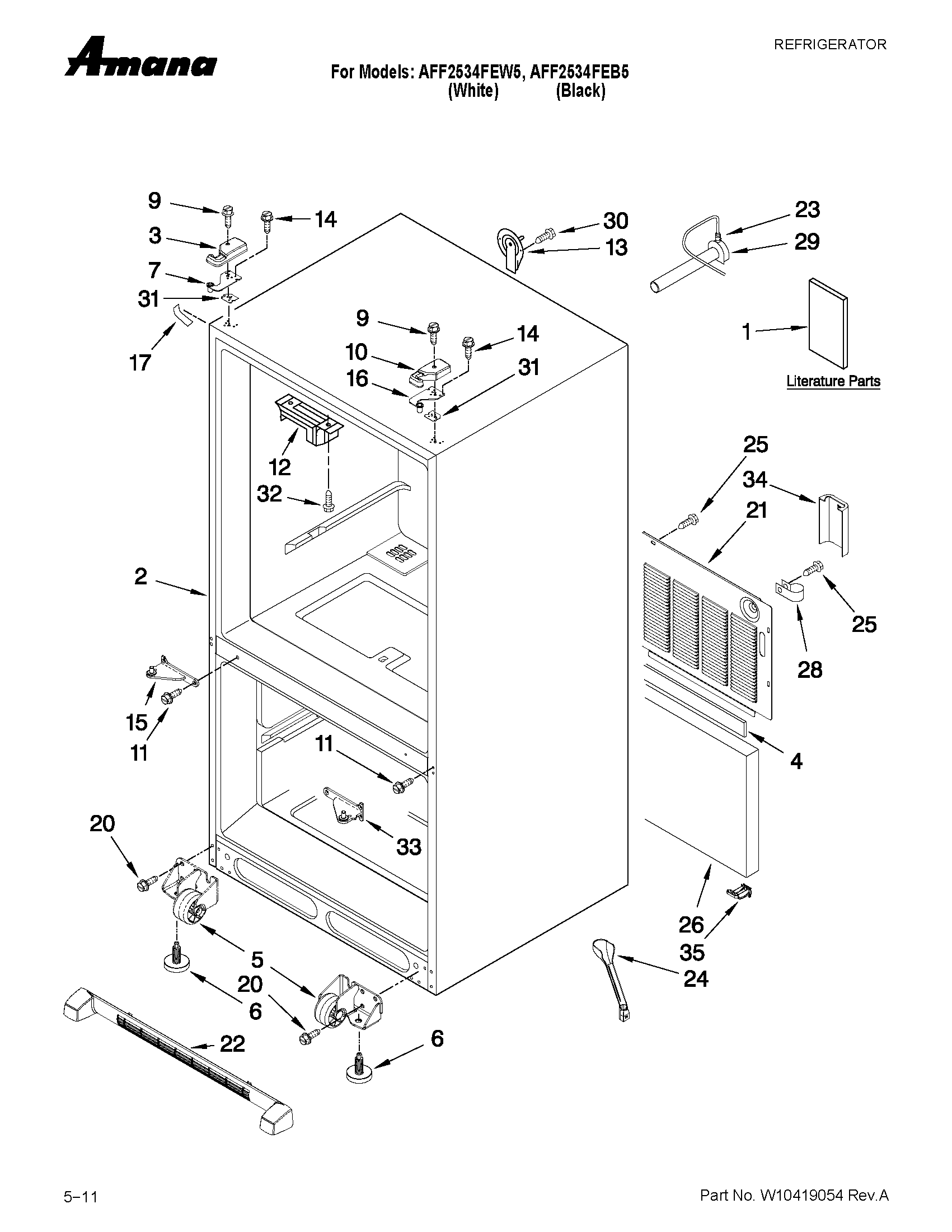 CABINET PARTS