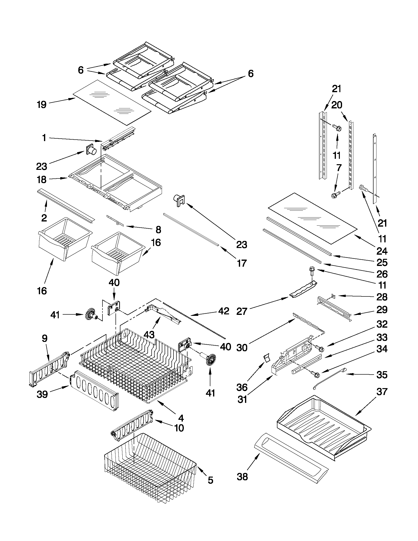 SHELF PARTS