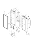 Refrigerator door parts
