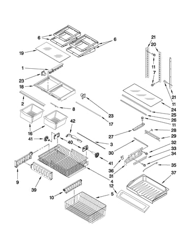 Shelf parts