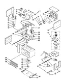 Cabinet and stirrer parts