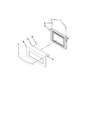 Microwave door parts