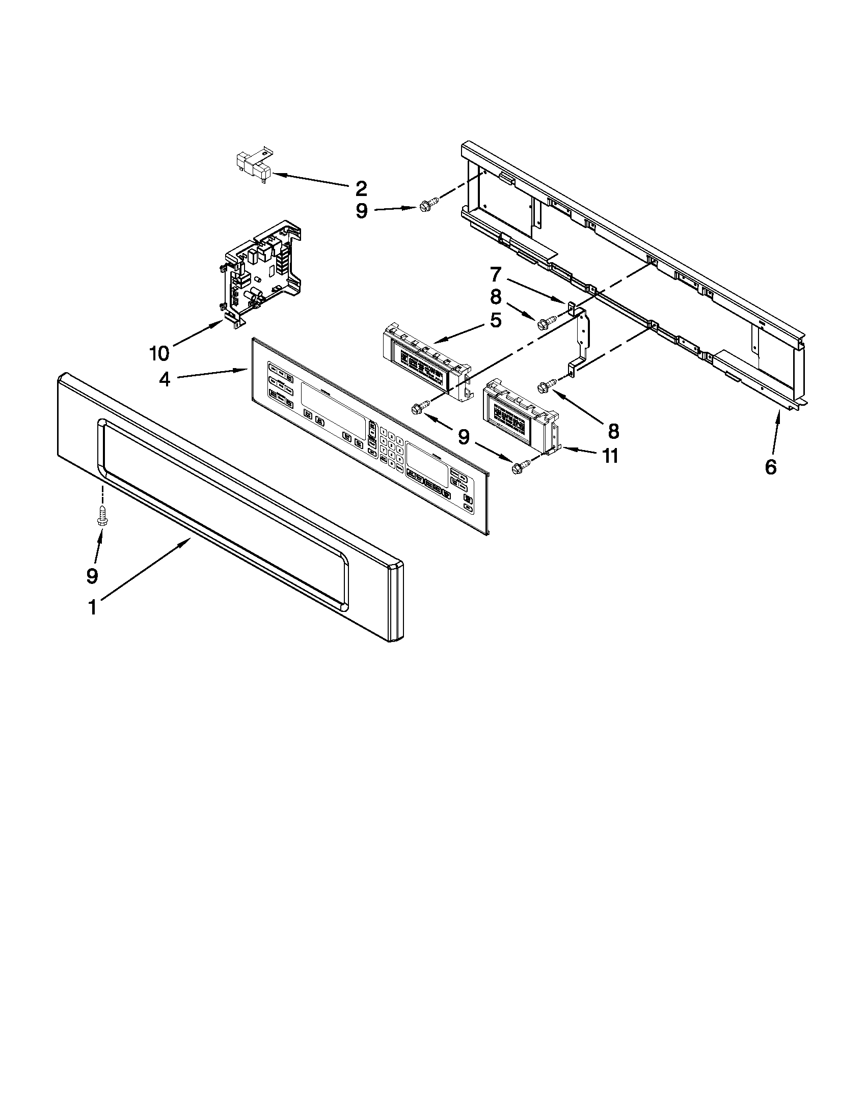 CONTROL PANEL PARTS