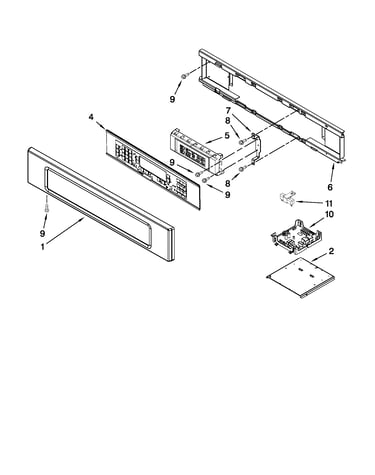 Control panel parts