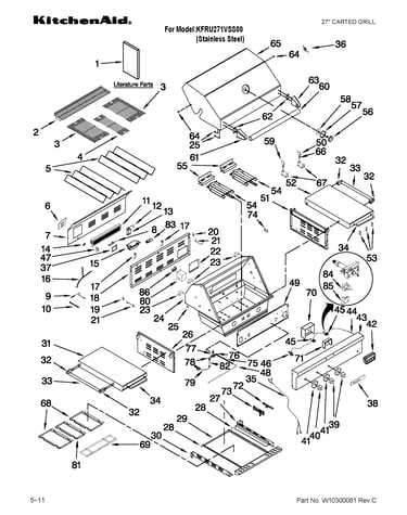 Grill parts