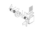 KitchenAid KGCD807XWW00 blower unit parts diagram